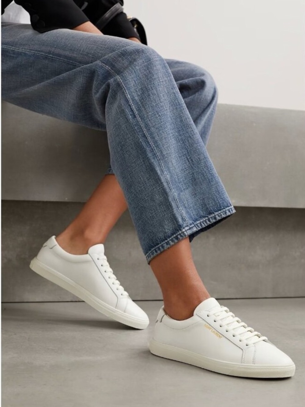 Saint Laurent Andy Leather sneakers